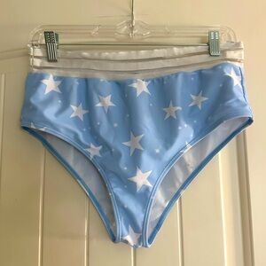 Blue Star Bikini Bottoms